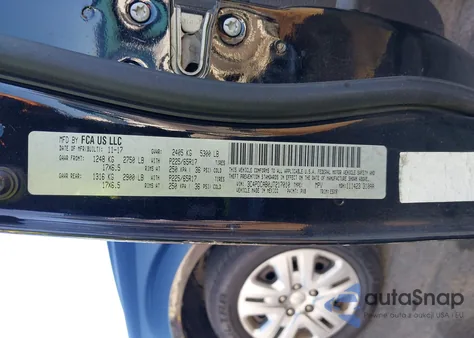 2018 Dodge Journey Se z USA, uszkodzony, nr VIN 3C4PDCAB0JT217010